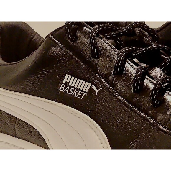 EUC PUMA Basket Classic LFS Black Size 12 - Picture 3 of 6